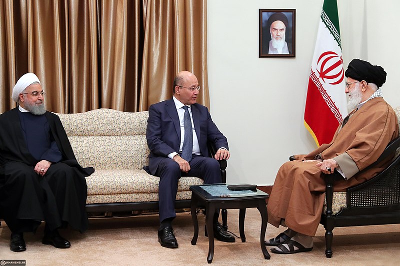 Le président irakien Barham Salih en visite à Téhéran en 2018